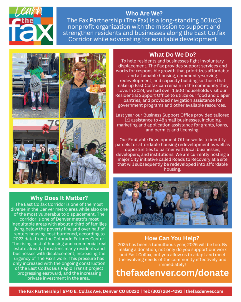 DONATE | The Fax Denver